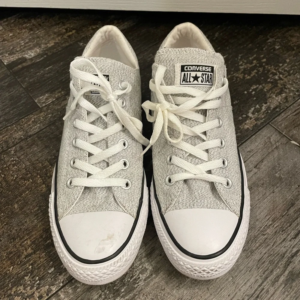 Converse Gray Chuck Taylor Low Tops